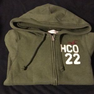 Hollister California Green Hoodie